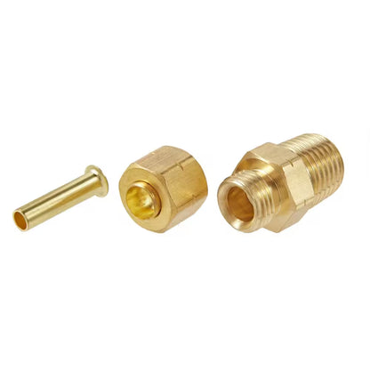 1/4 In. OD Compression X 1/4 In. MIP Brass Adapter Fitting